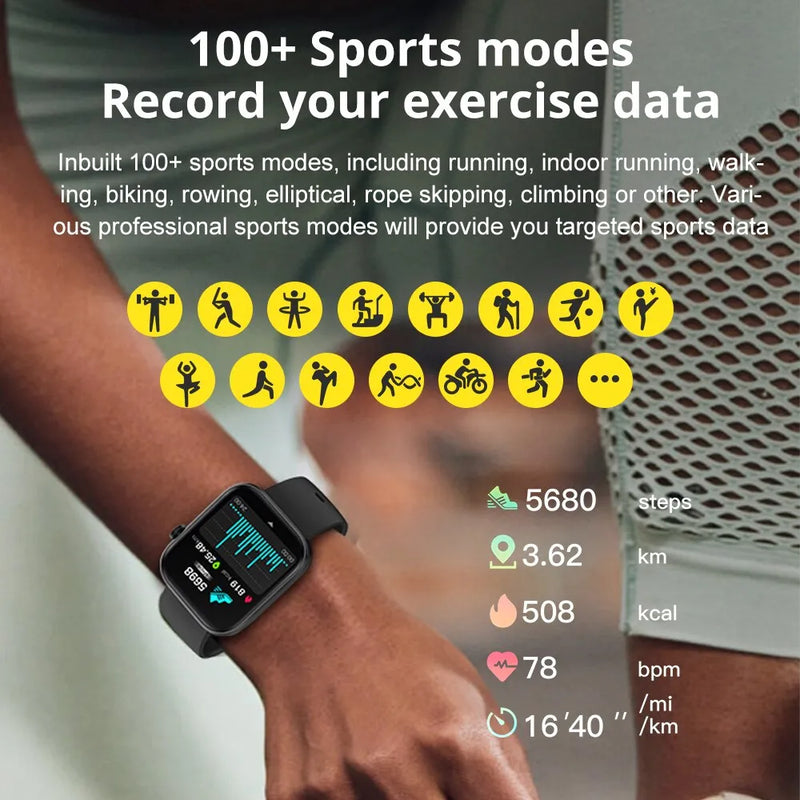 COLMI P71 Voice Calling Smartwatch Men Health Monitoring IP68 Waterproof Smart Notifications Voice Assistant Smart Watch Women - Loja Home Utilidades