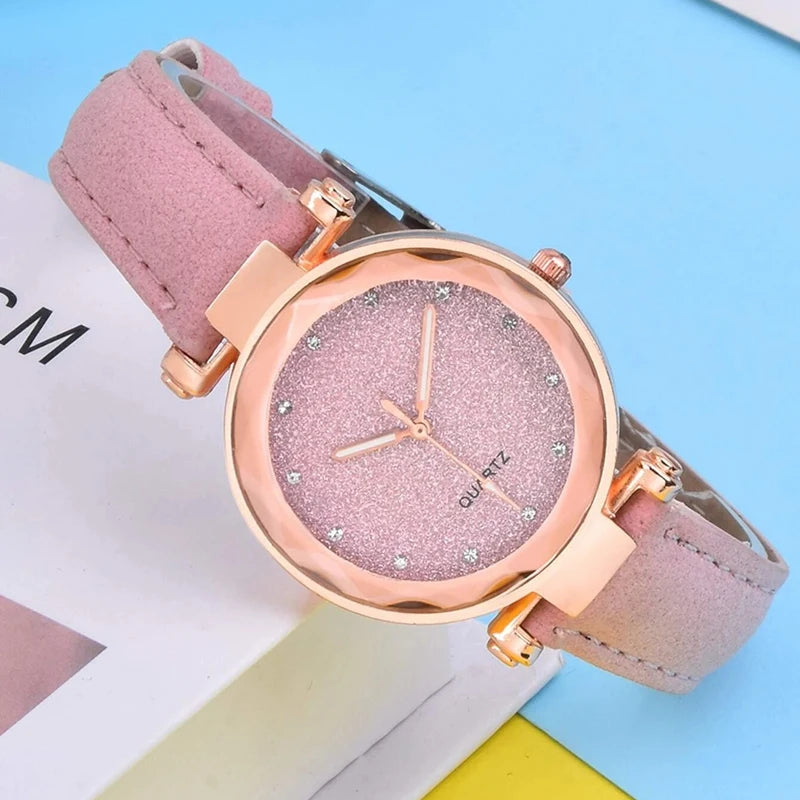 RELÓGIO FEMININO QUARTZ ROSE (NA COMPRA DO RELÓGIO VOCÊ GANHA OS 3 ACESSÓRIOS)