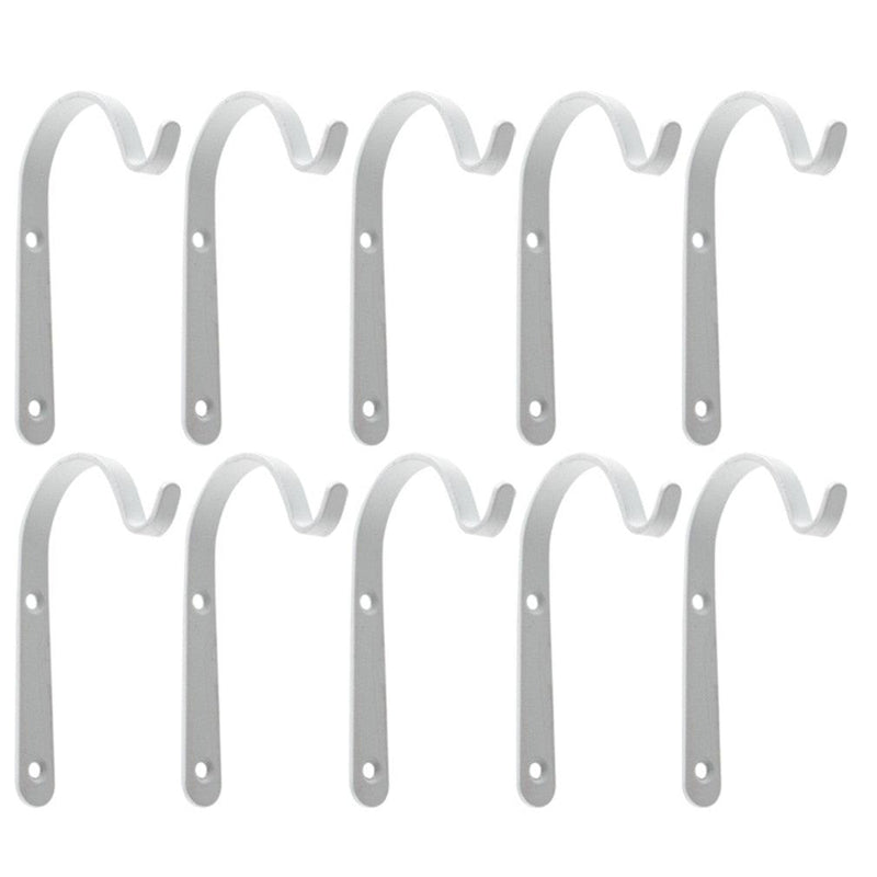 Conjunto Suporte De Pendurar De Metal Em Formato De J - Loja Home Utilidades