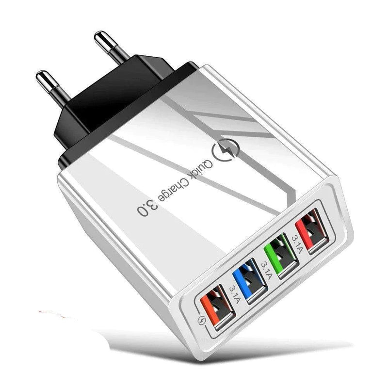 Carregador usb carga rápida 3.0 3.1a - Loja Home Utilidades