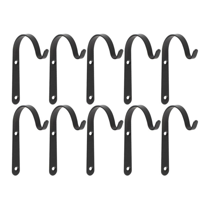 Conjunto Suporte De Pendurar De Metal Em Formato De J - Loja Home Utilidades
