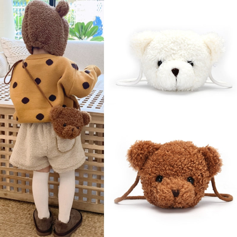 Bolsa infantil - ursinho de pelúcia - Loja Home Utilidades