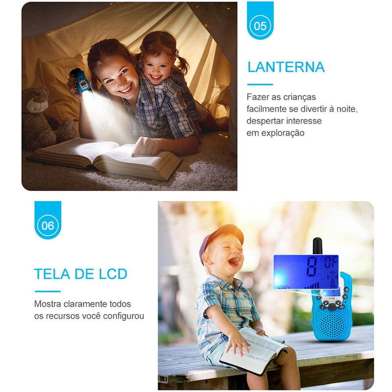 Walkie Talkie Portátil infantil - Loja Home Utilidades
