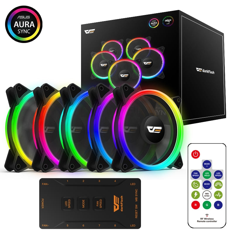Fan ventilador Aigo Darkflash - Loja Home Utilidades