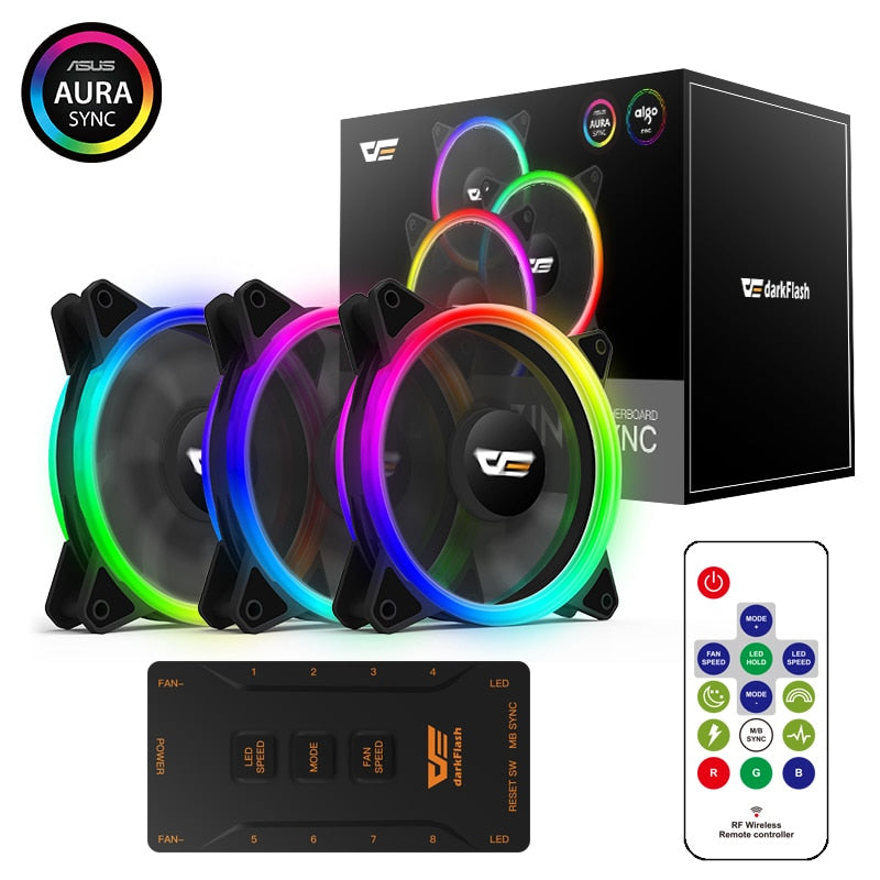 Fan ventilador Aigo Darkflash - Loja Home Utilidades