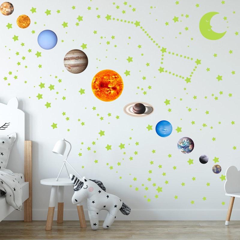 Adesivo estrelas/lua de Parede - Loja Home Utilidades