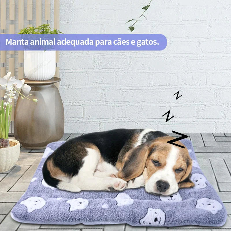 Cobertor peludo - serve como caminha para seu pet - Loja Home Utilidades