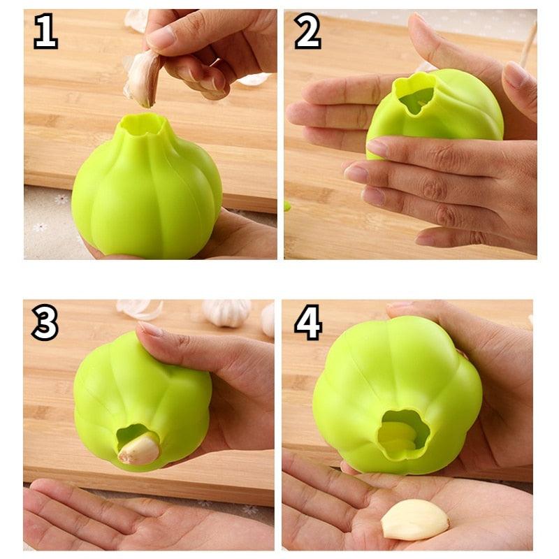 Descascador de Alho em Silicone - Loja Home Utilidades
