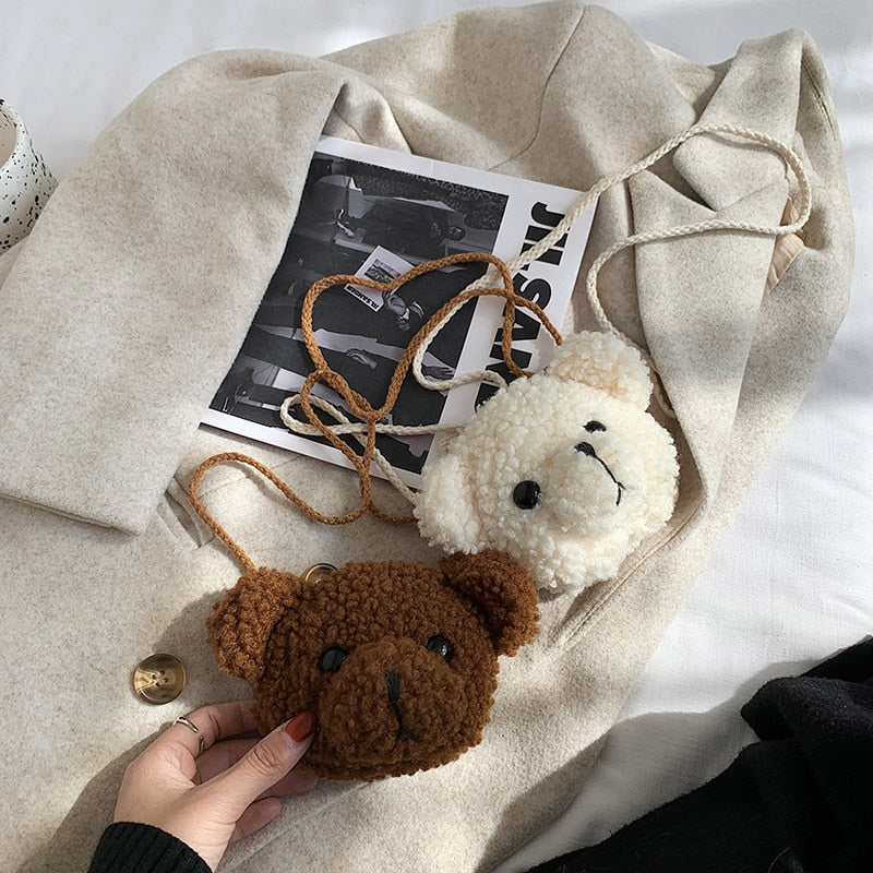 Bolsa infantil - ursinho de pelúcia - Loja Home Utilidades