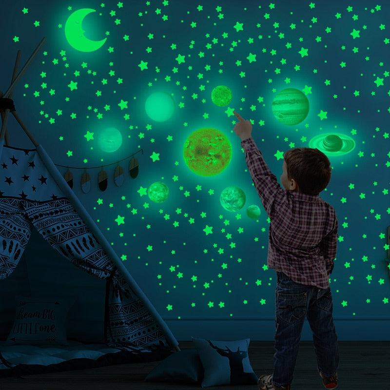 Adesivo estrelas/lua de Parede - Loja Home Utilidades