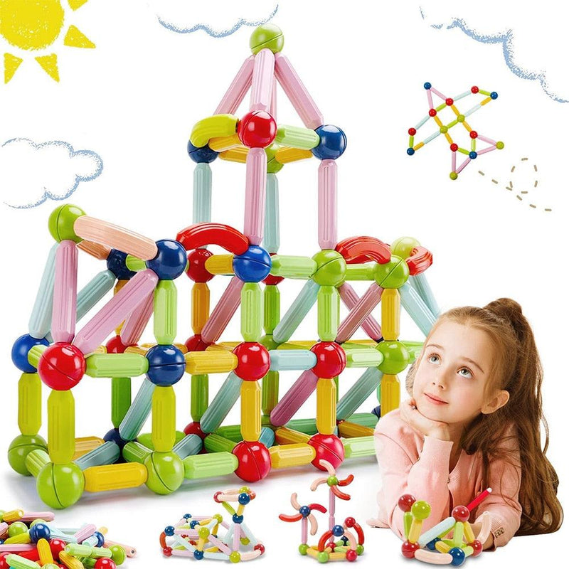 Blocos de Construção Magnéticos - Infantil - Loja Home Utilidades