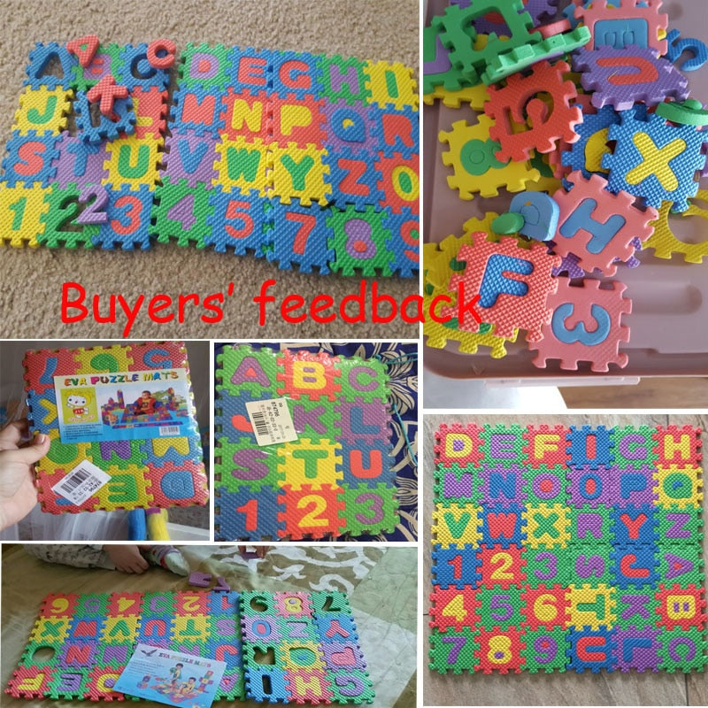 Tapete de EVA com letras - Loja Home Utilidades