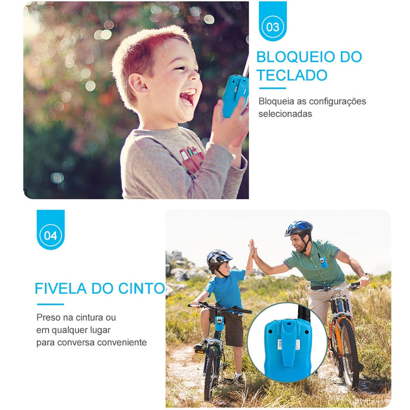 Walkie Talkie Portátil infantil - Loja Home Utilidades