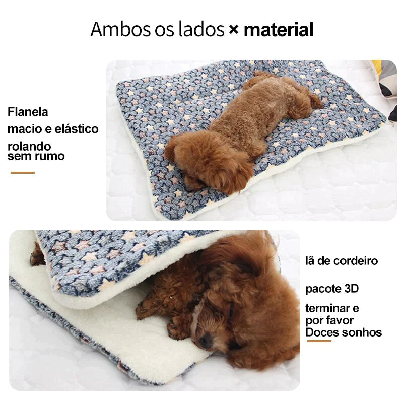 Cobertor peludo - serve como caminha para seu pet - Loja Home Utilidades