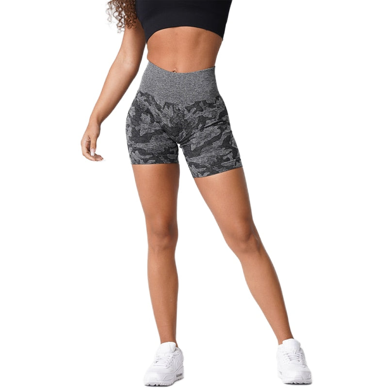 Shorts sem costura camuflado - Loja Home Utilidades
