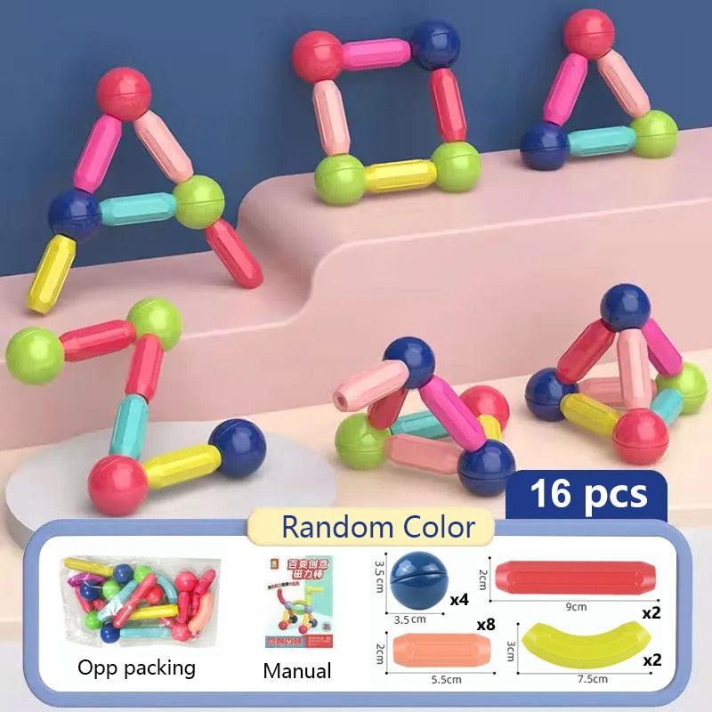 Blocos de Construção Magnéticos - Infantil - Loja Home Utilidades