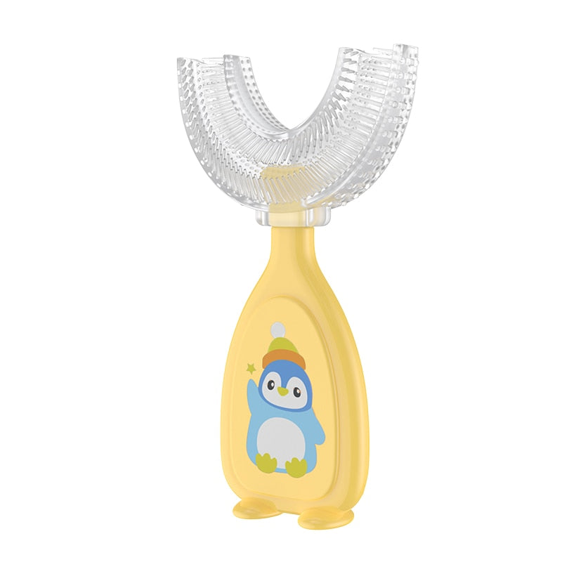 Escova de dentes infantil - em formato de U - Loja Home Utilidades