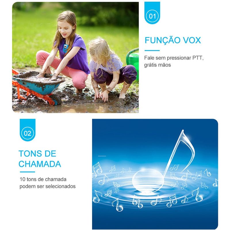 Walkie Talkie Portátil infantil - Loja Home Utilidades